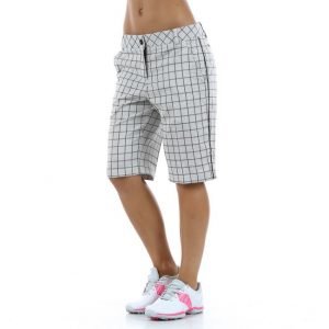 Puma Golf Pattern Tech Bermuda Shorts Golfshortsit Valkoinen / Musta