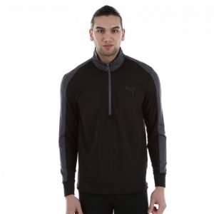 Puma Golf Powerwarm1/4 Zip Popover Golfpaita Musta