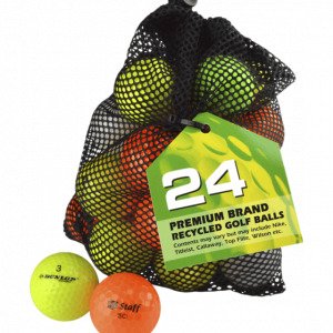 Second Chance 24 Mixed Color Lake Balls Golfpallo