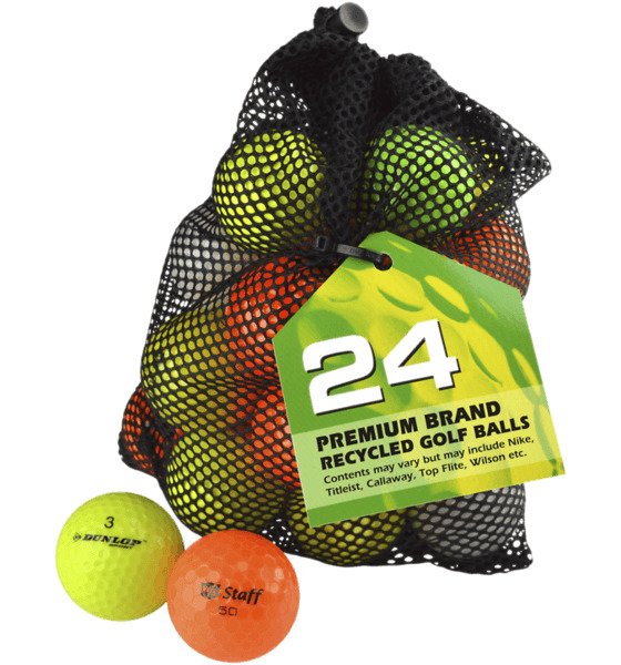 Second Chance 24 Mixed Color Lake Balls Golfpallo