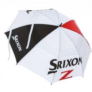 Srixon Double Canopy Golfsateenvarjo Musta / Punainen / Valkoinen