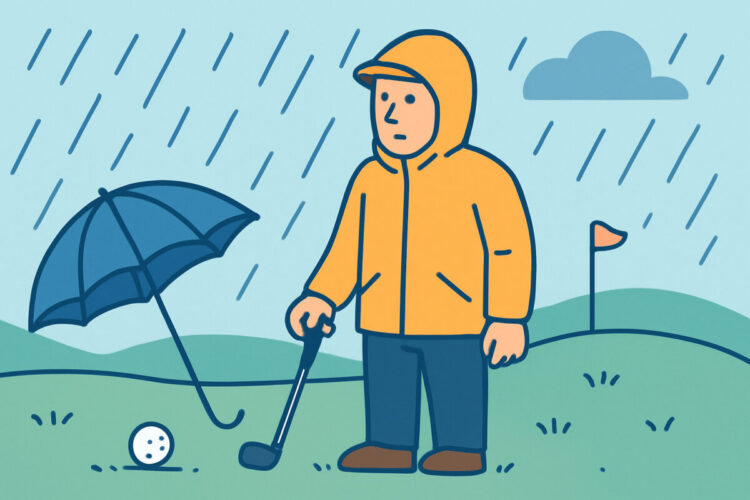 Golfin sadeasut – materiaalit ja toimivuus märässä