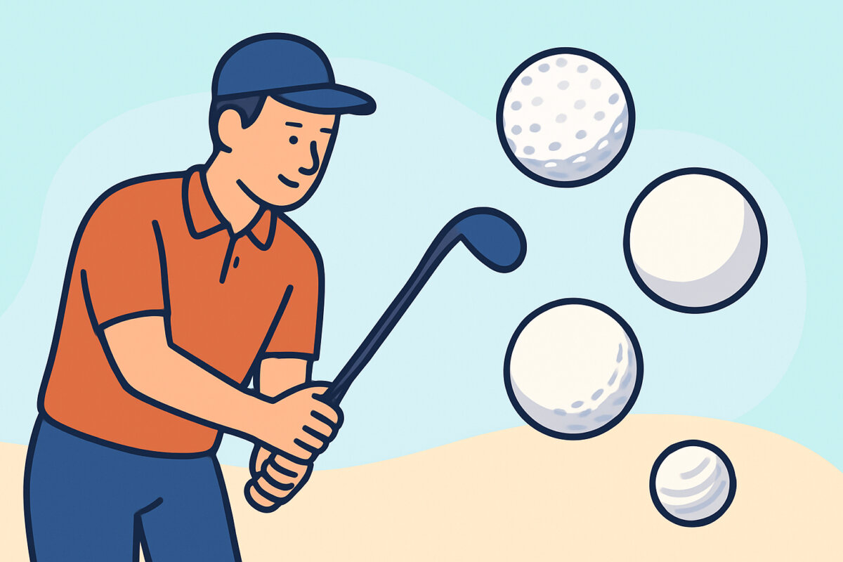 Golfpallon valinta – pehmeä, kova ja spinin määrä