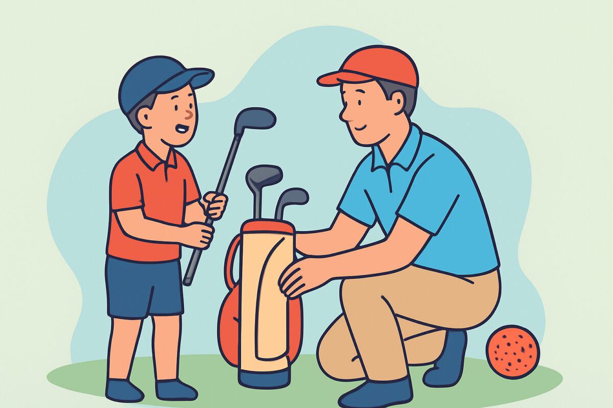 Junior-golfvälineet – mitoitus ja vaihto kasvun mukana
