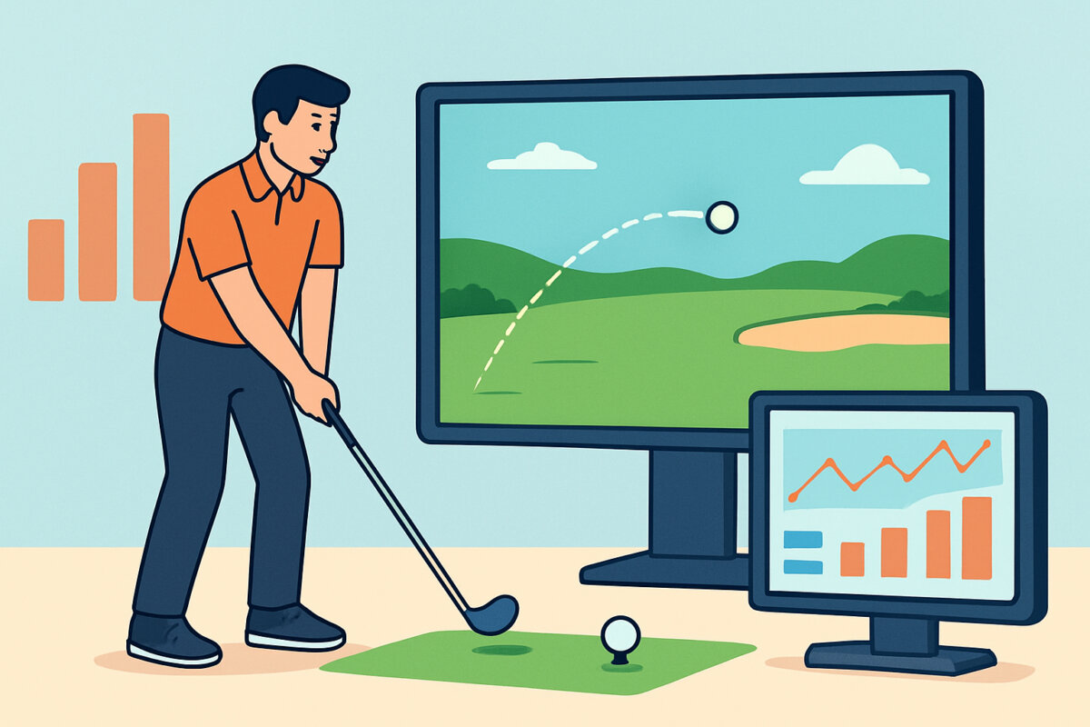 Suorituskykymittarit golfsimulaattorissa – data ja seuranta